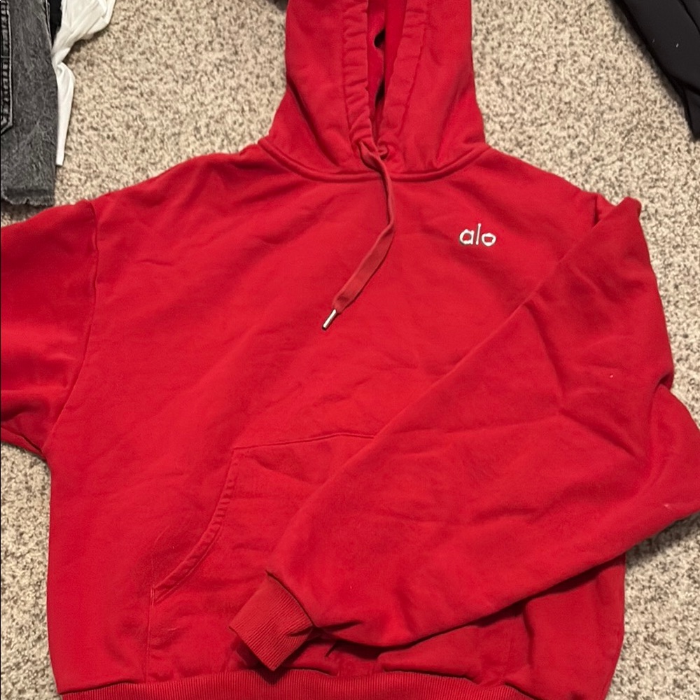 Alo Red Hoodie